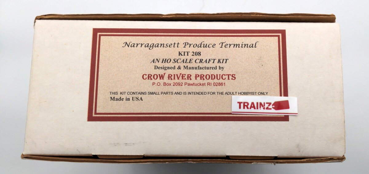 Crow River Products 208 HO Scale Narragansett Produce Terminal