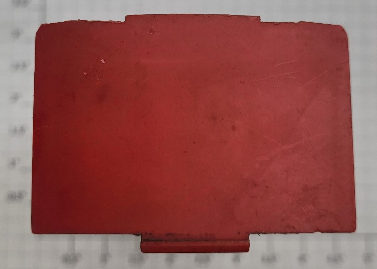 Lionel 55-11 Damaged Red Plastic PRR Tie-Jector Shell