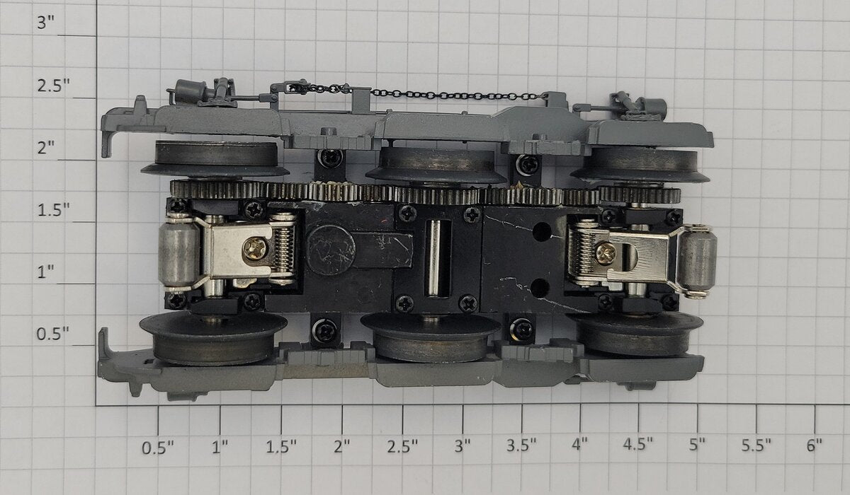 Lionel 81154-590 O Gauge Diecast Gray 6-Wheel Liondrive UP ES44AC Rear Truck