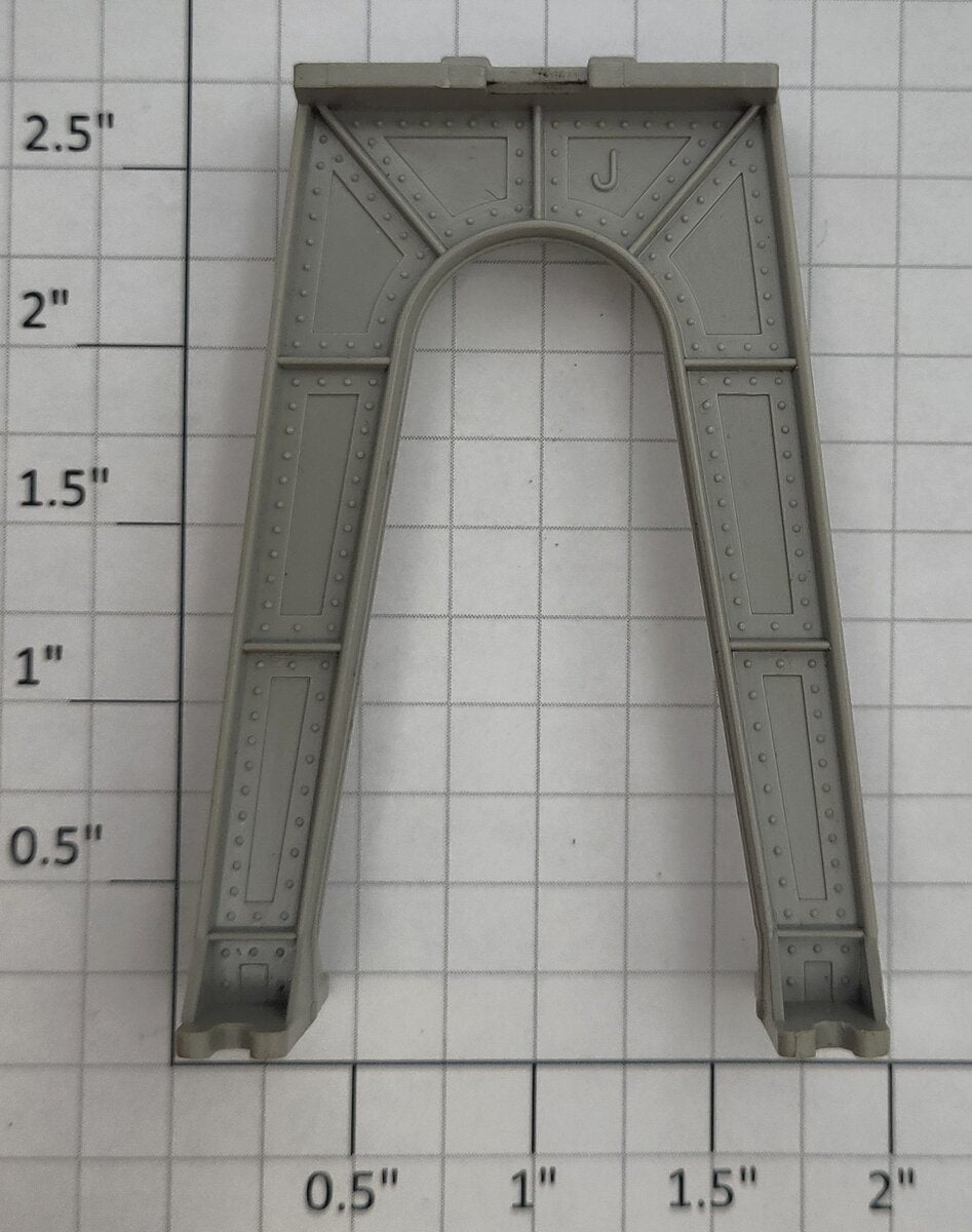 Lionel 0110-J Gray HO Scale Trestle "J" Pier