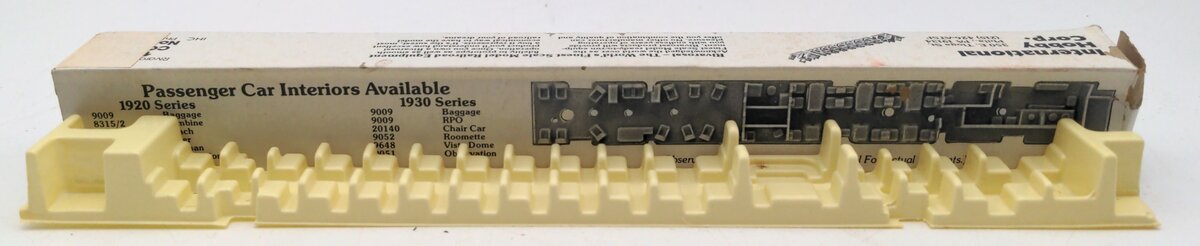 IHC 20140 HO Scale Streamlined Passenger Car Interior 1930's Chair Car