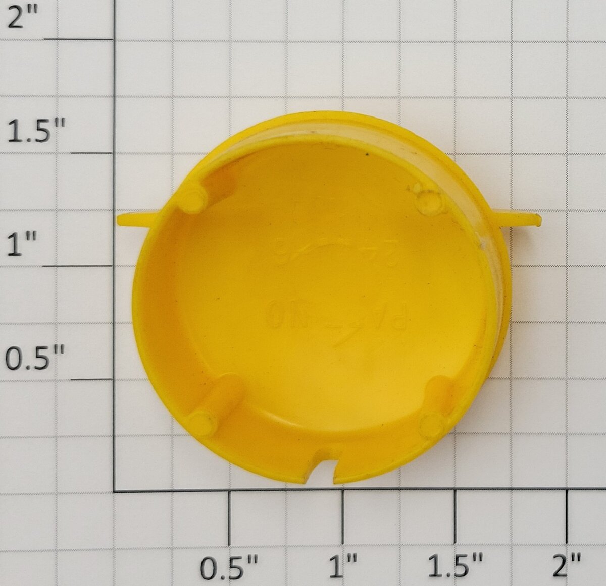 Lionel 2455-6 Yellow Plastic Tank Car End