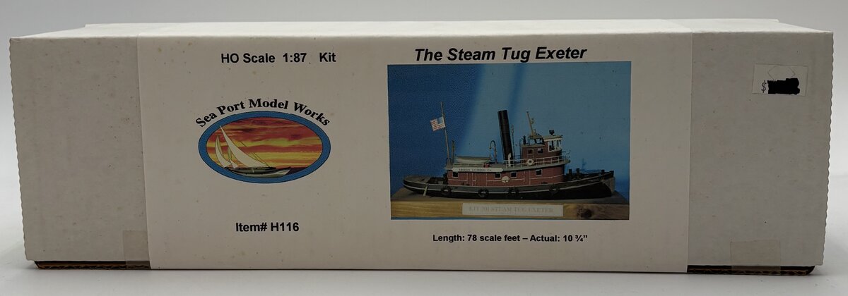 Sea Port Model Works H116 HO Steam Tug Exeter Kit