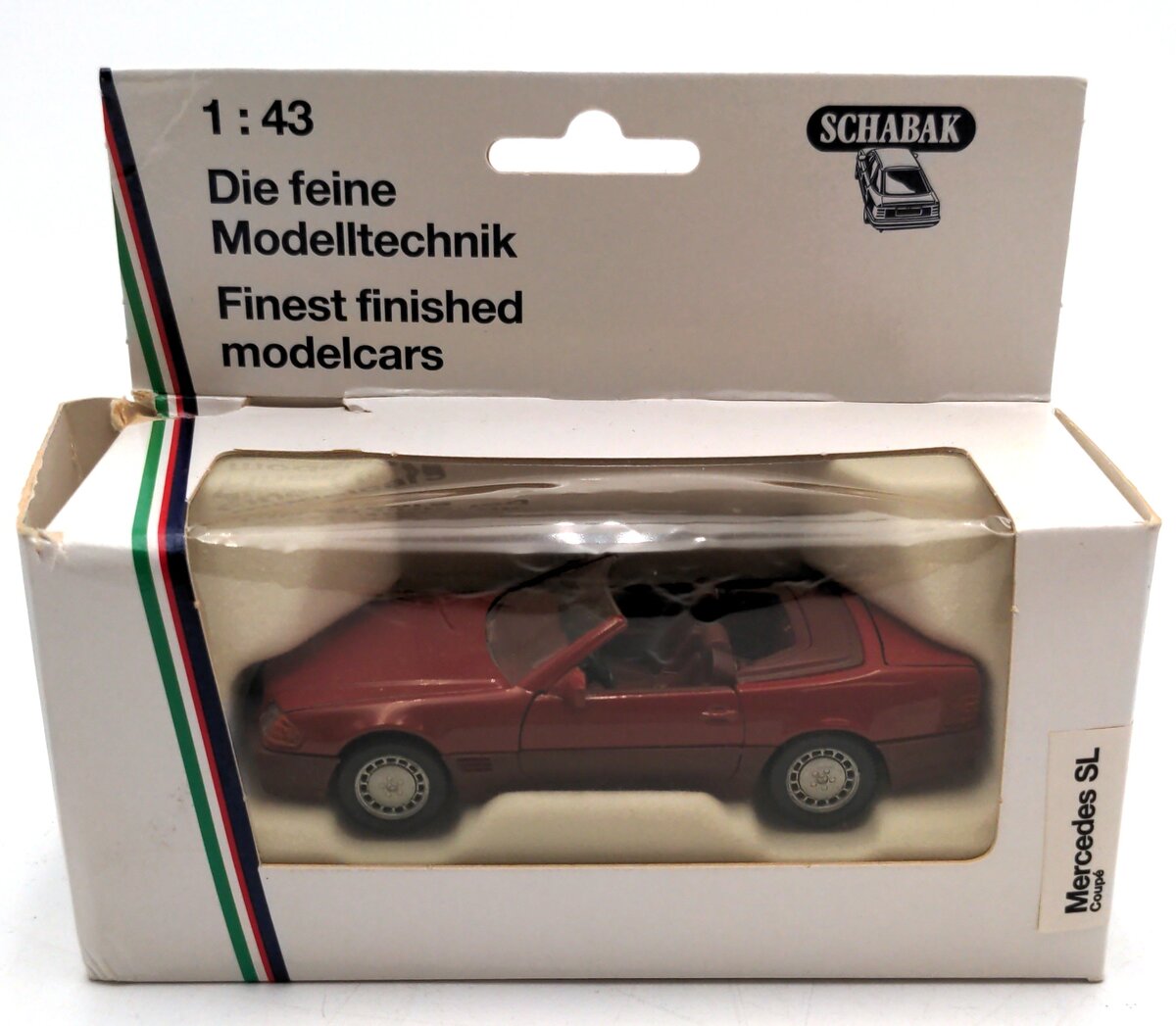 Schabak Modell 1250 1:43 Scale Mercedes SL Coupe Red