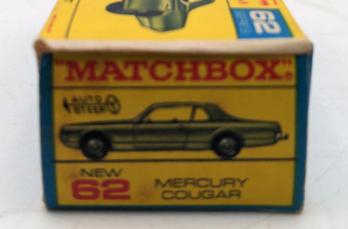 Lesney 62 1:64 Scale Diecast Mercury Cougar
