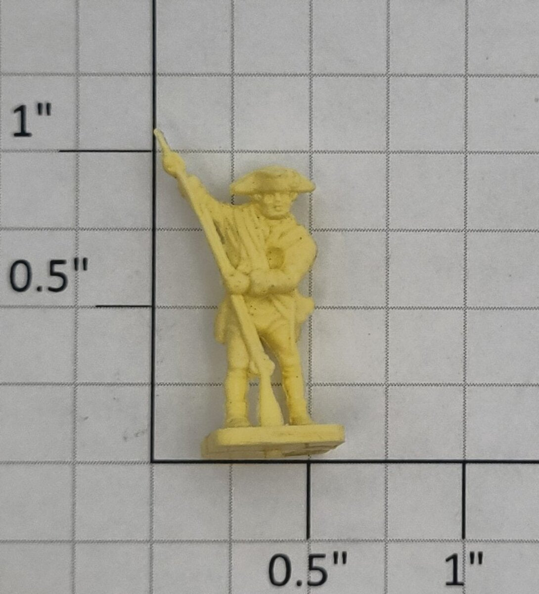 Acme 1775-419 Yellow Unpainted Revolutionary War Figurines (Set of 82)