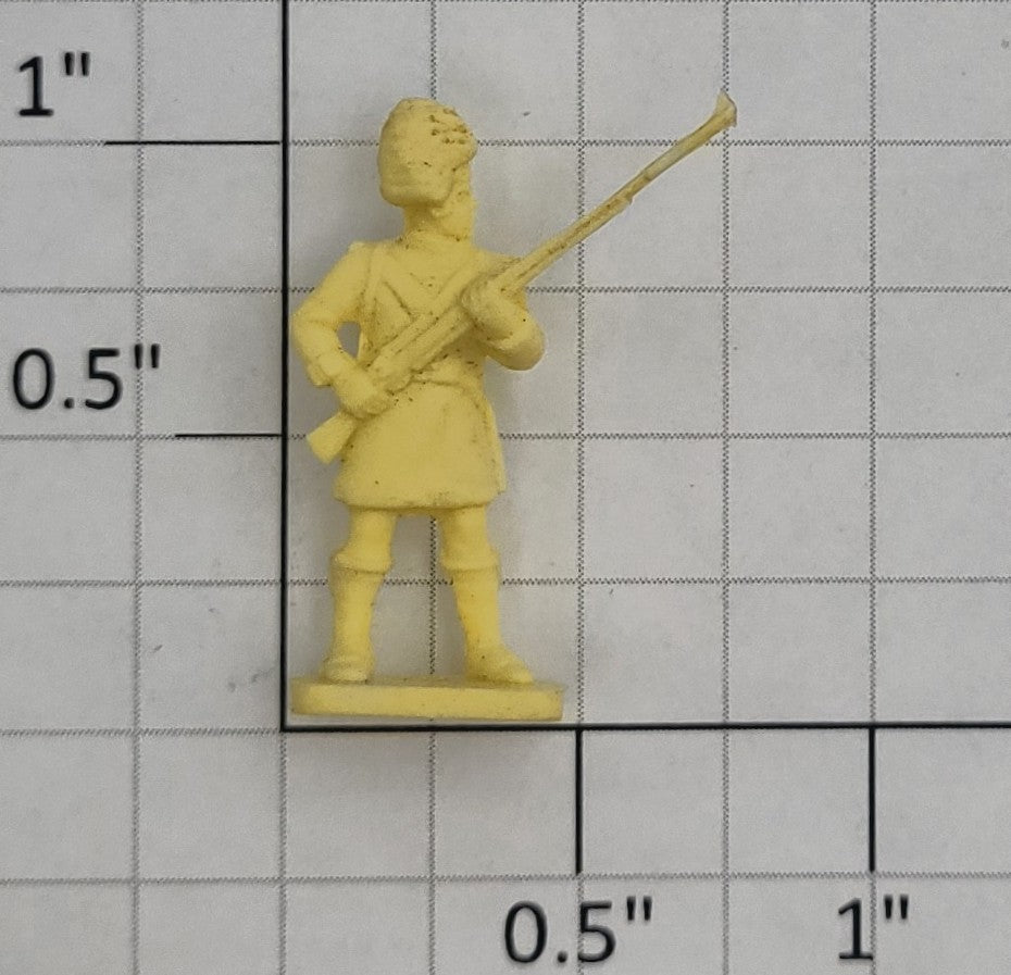 Acme 1775-419 Yellow Unpainted Revolutionary War Figurines (Set of 82)