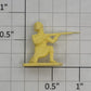 Acme 1775-419 Yellow Unpainted Revolutionary War Figurines (Set of 82)