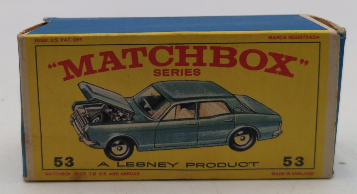 Lesney 53 1:64 Scale Diecast Ford Zodiac MK IV