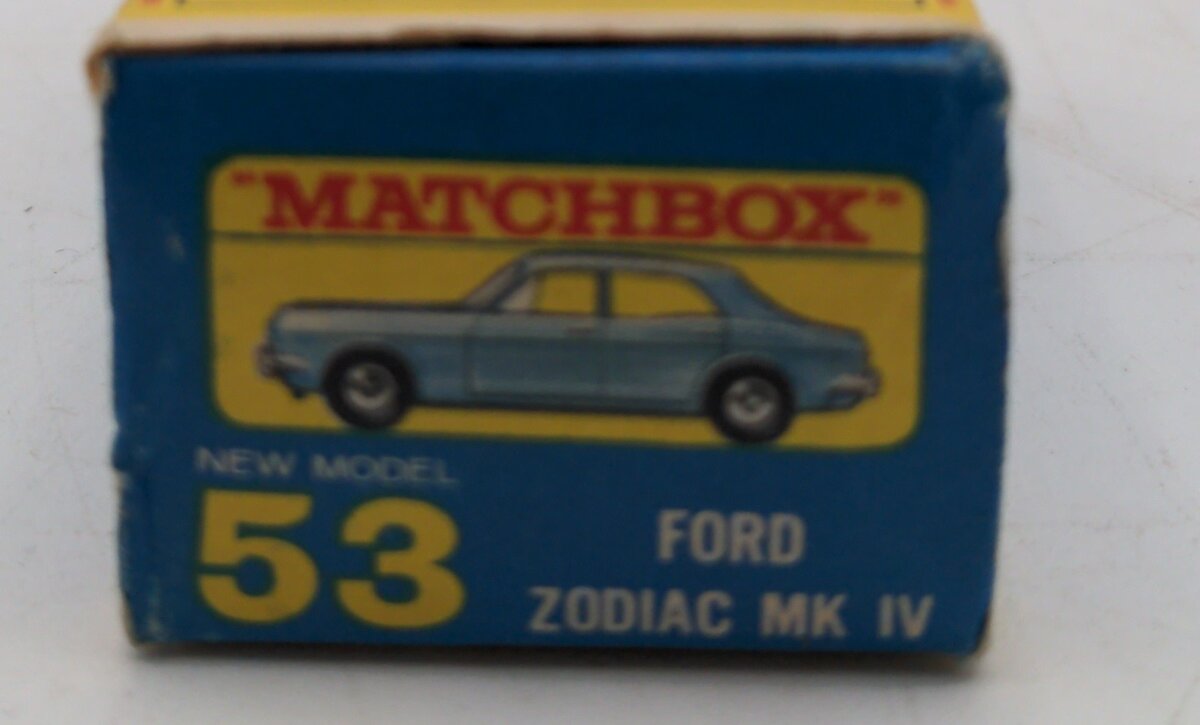 Lesney 53 1:64 Scale Diecast Ford Zodiac MK IV