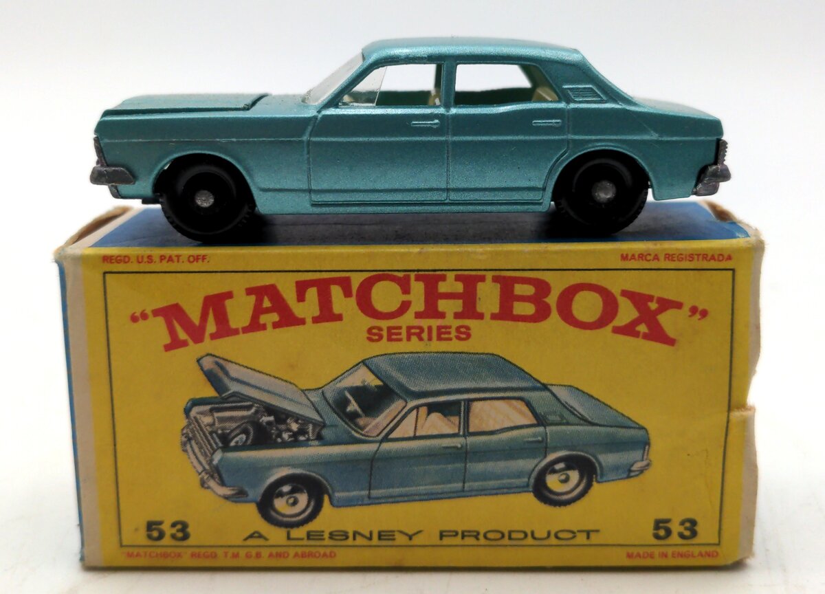 Lesney 53 1:64 Scale Diecast Ford Zodiac MK IV