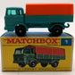 Lesney 1 1:64 Scale Diecast Matchbox Mercedes Truck