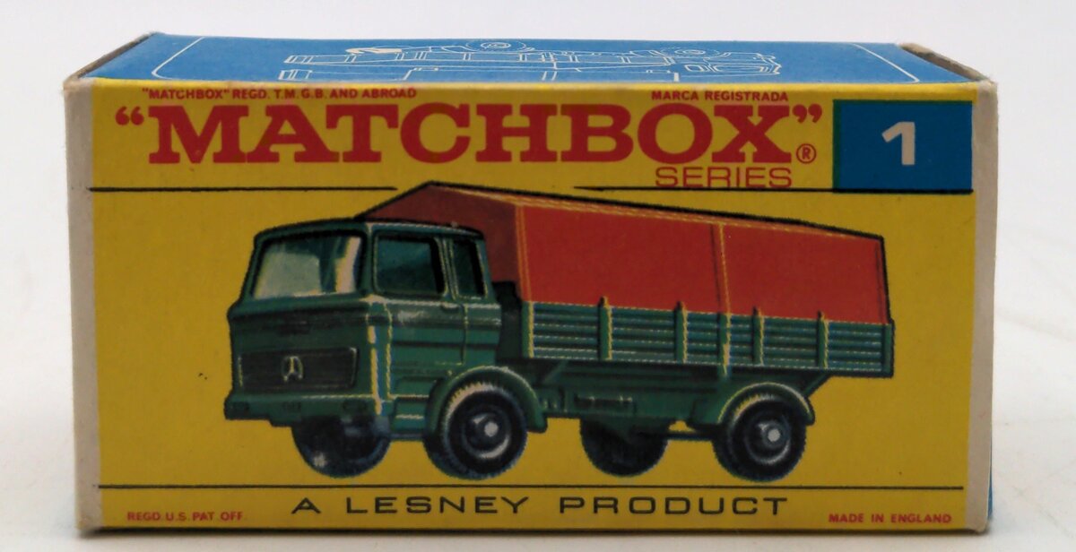 Lesney 1 1:64 Scale Diecast Matchbox Mercedes Truck