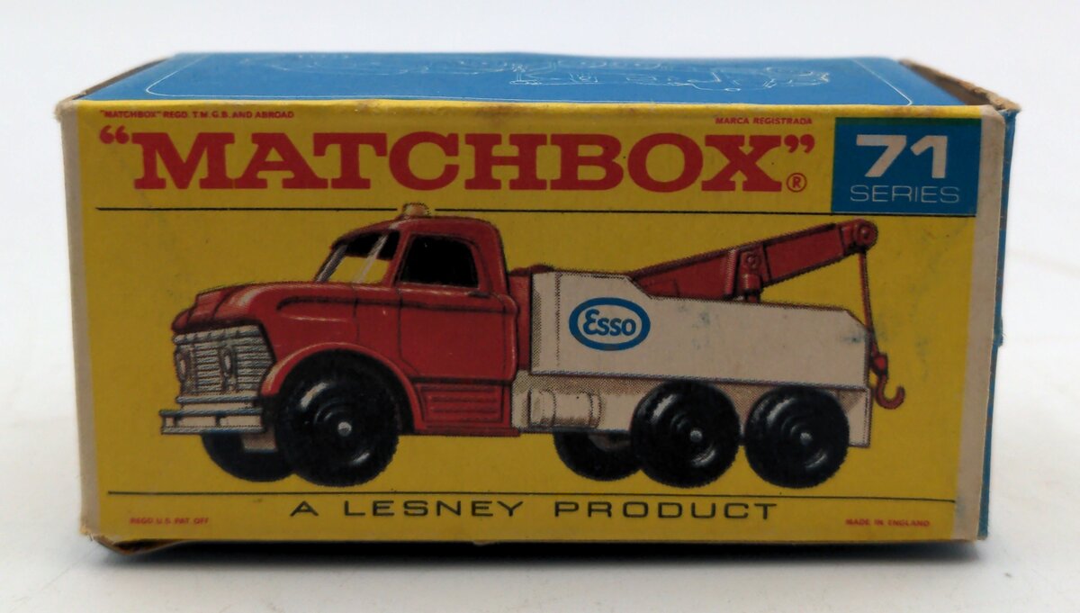 Lesney 71 1:64 Scale Diecast Matchbox Wreck Truck