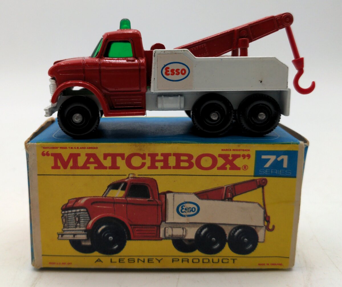 Lesney 71 1:64 Scale Diecast Matchbox Wreck Truck