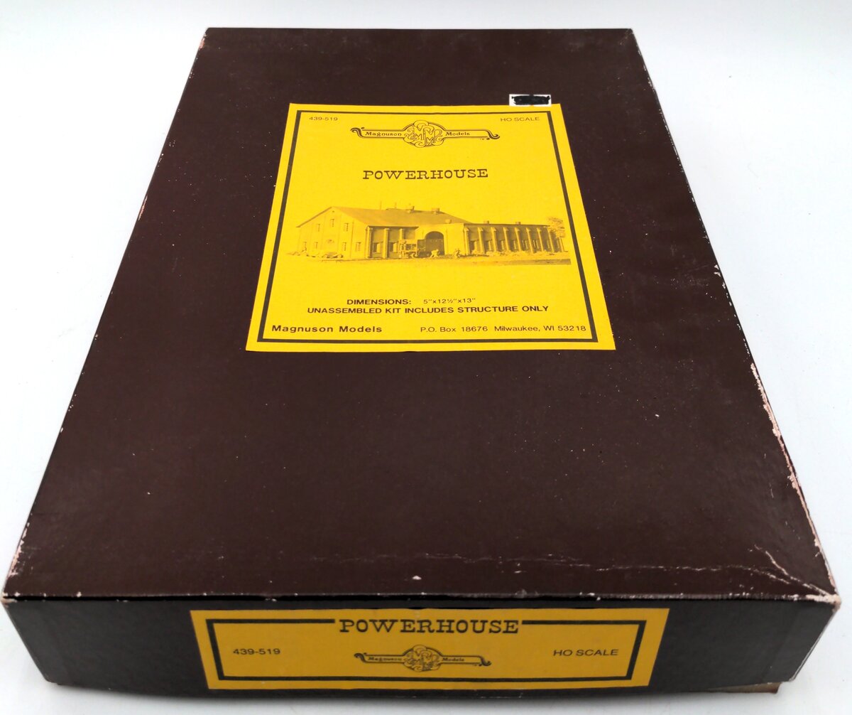 Magnuson Models 439-519 HO Scale Powerhouse Building Kit