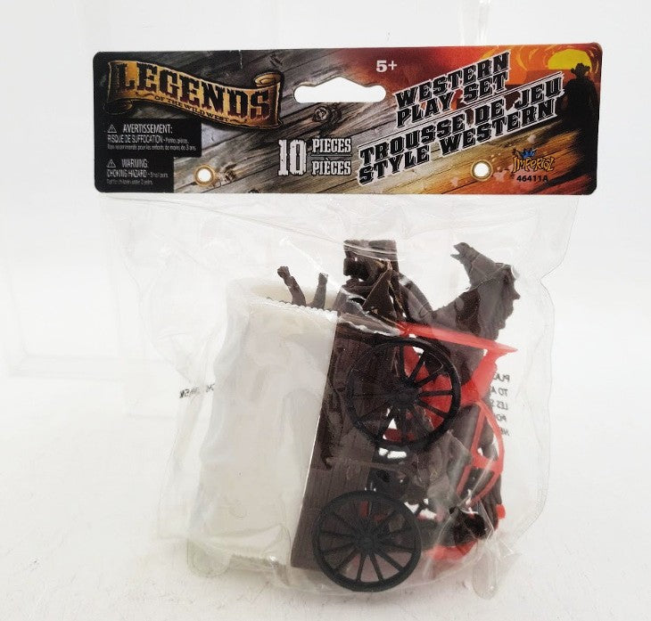 Imperial 46411A Legends Of The Wild Wagon Horse Imperial Western Play(Set of 10)