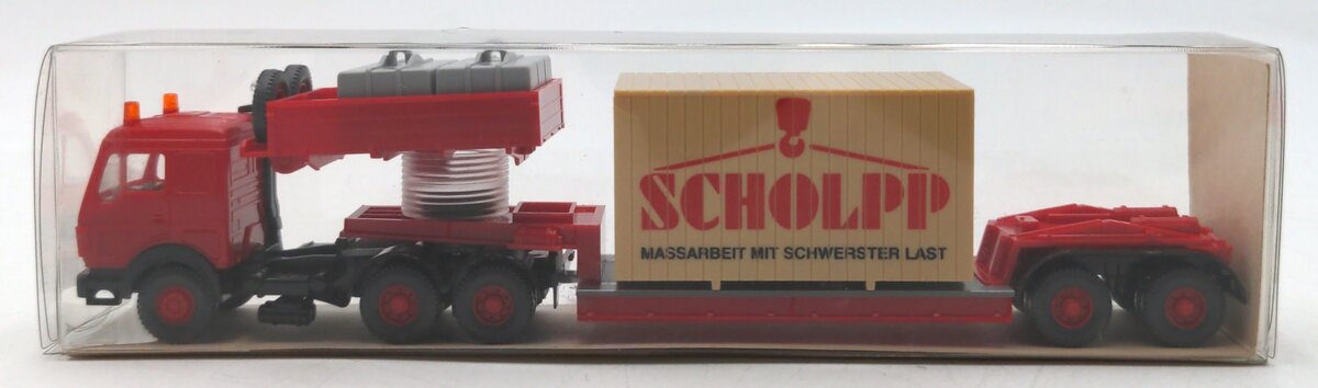 Wiking 29504 1:87 Scale Mercedes Benz Heavy Duty Truck Scholpp