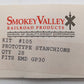 Smokey Valley RR Products 105 HO Scale Stanchions EMD GP30 (Pack of 28)