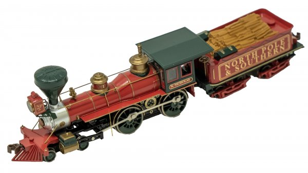 Bachmann 51009 HO NP&S 4-4-0 American Steam Locomotive with Wood Load #1