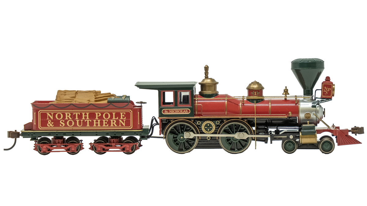 Bachmann 51009 HO NP&S 4-4-0 American Steam Locomotive with Wood Load #1