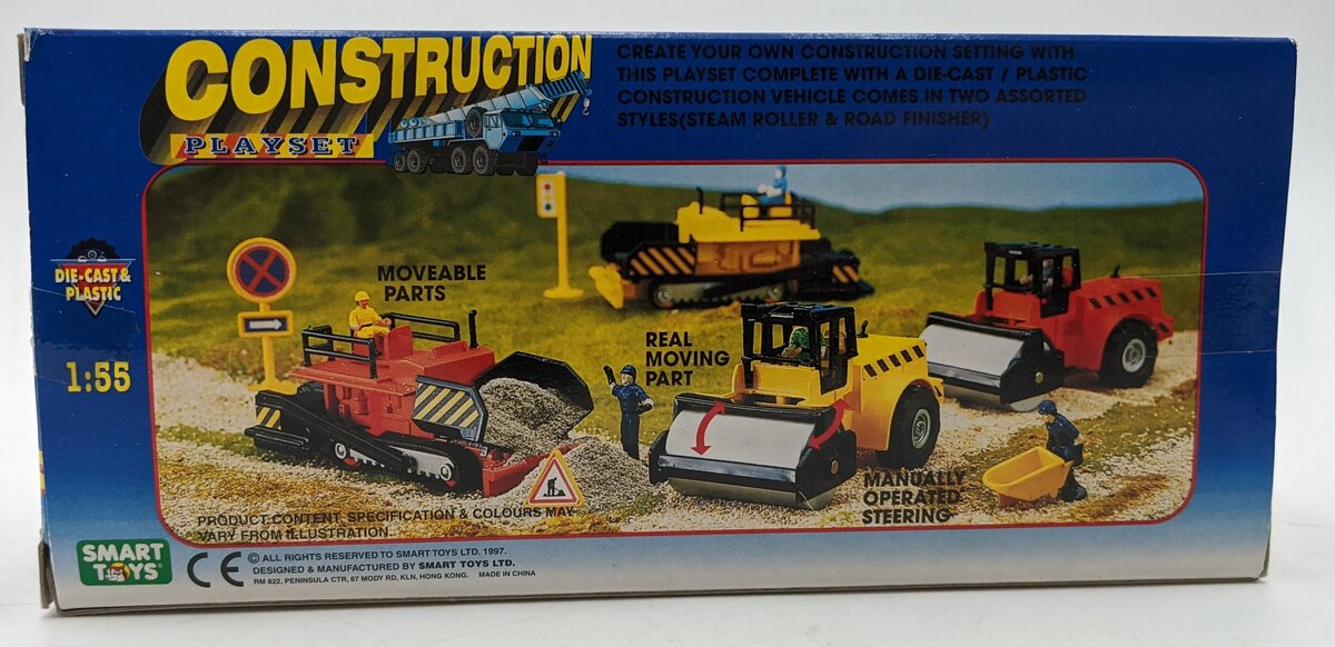 Smart Toys 10303 1:55 Plastic Asphalt Spreader Yellow
