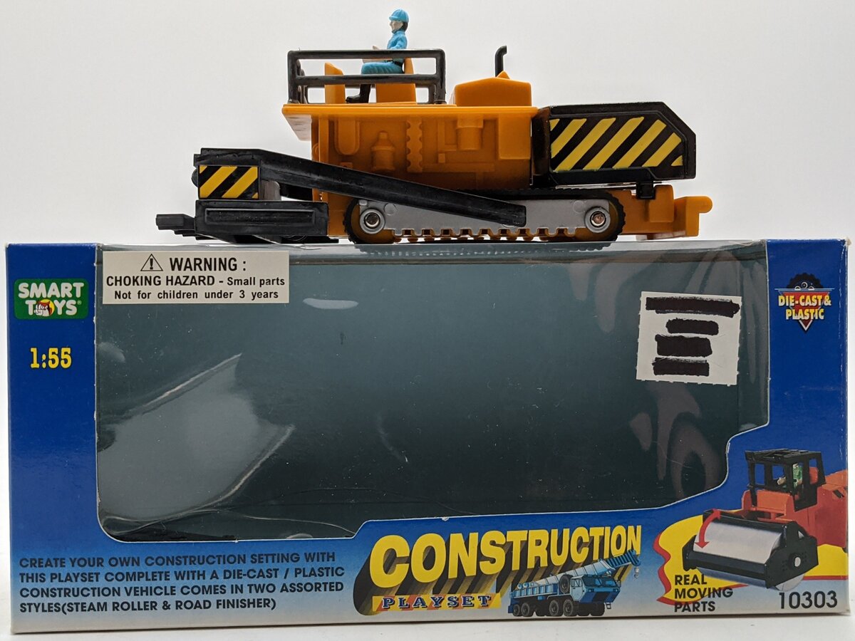 Smart Toys 10303 1:55 Plastic Asphalt Spreader Yellow