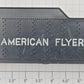 American Flyer PRR-P1 Pennsylvania American Flyer Lines Plastic Tender Shell