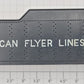 American Flyer PRR-P1 Pennsylvania American Flyer Lines Plastic Tender Shell