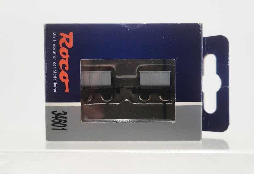 Roco 34601 HOn3 Scale Side Tipping Cement Wagons (Box of 2)