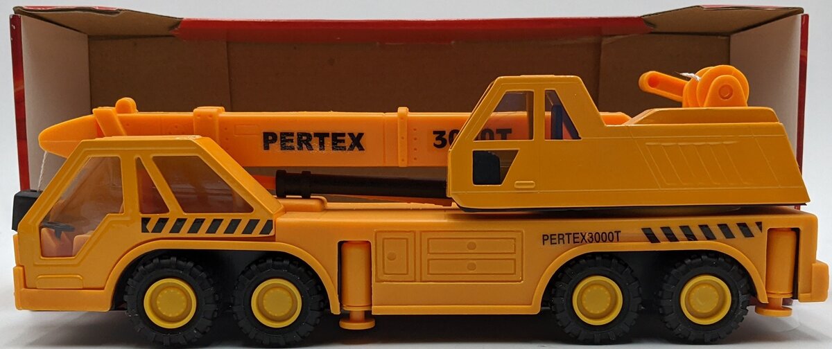 Fast Lane 08152012 Plastic Pertex 3000T Crane Yellow