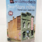Willmodels N Scale Two Story Hotel Unpainted Hand Cast Resin Kit