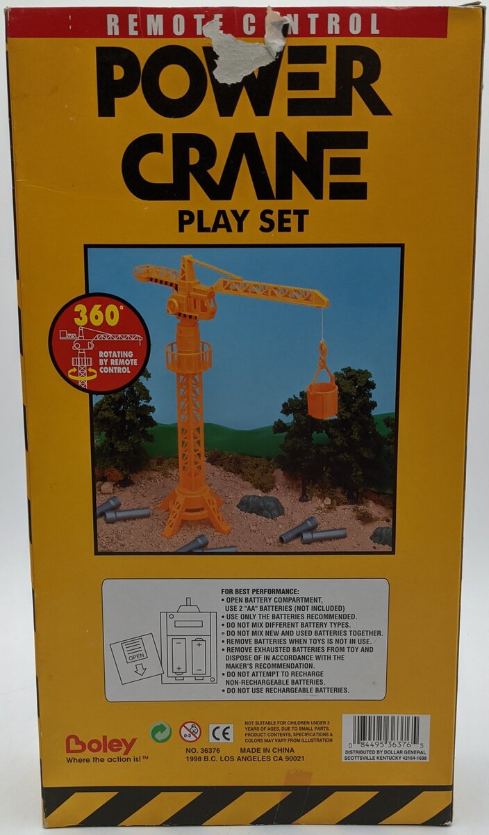 Boley 36376 Plastic Battery Operated Power Crane