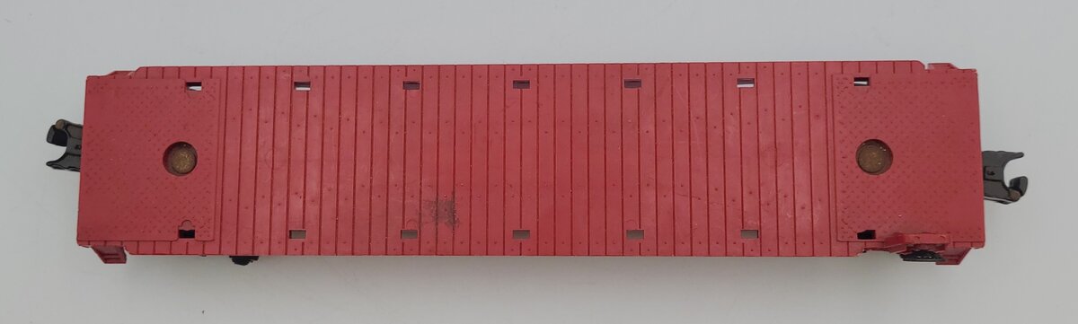 Lionel 6175-2 Red Plastic Flat Car Frame with Operating Trucks #6175