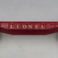 Lionel 6175-2 Red Plastic Flat Car Frame with Operating Trucks #6175