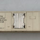 Lionel 3472-61 Eggshell Milk Car Shell Assembly with Aluminum Doors