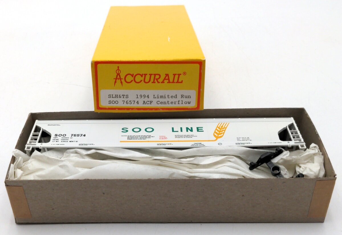 Accurail 76574 HO Scale SLH&TS 1994 Limited Run ACF Centerflow Kit