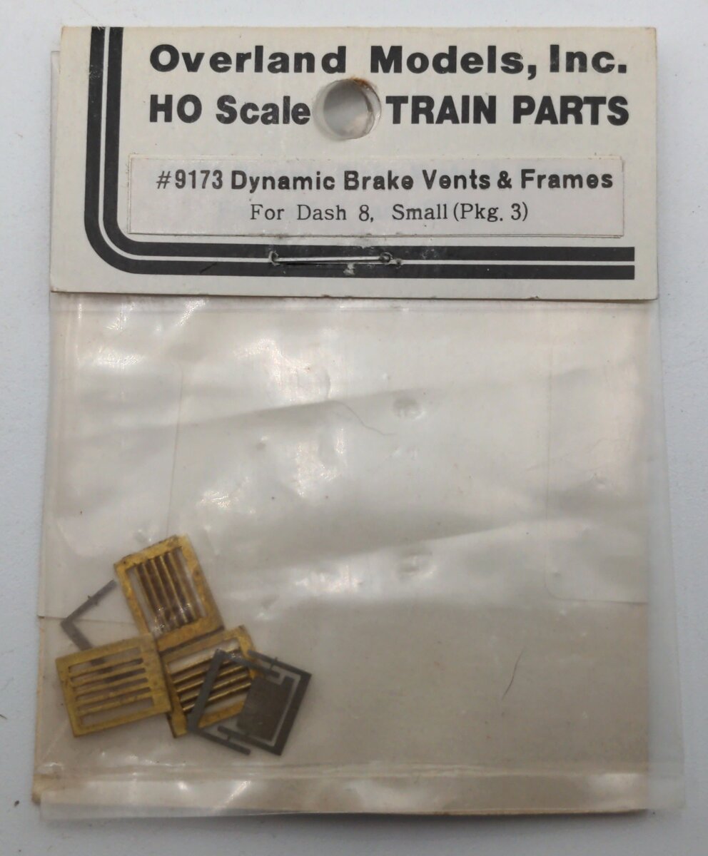 Overland 9173 HO Scale Brass Dynamic Brake Vents & Frames