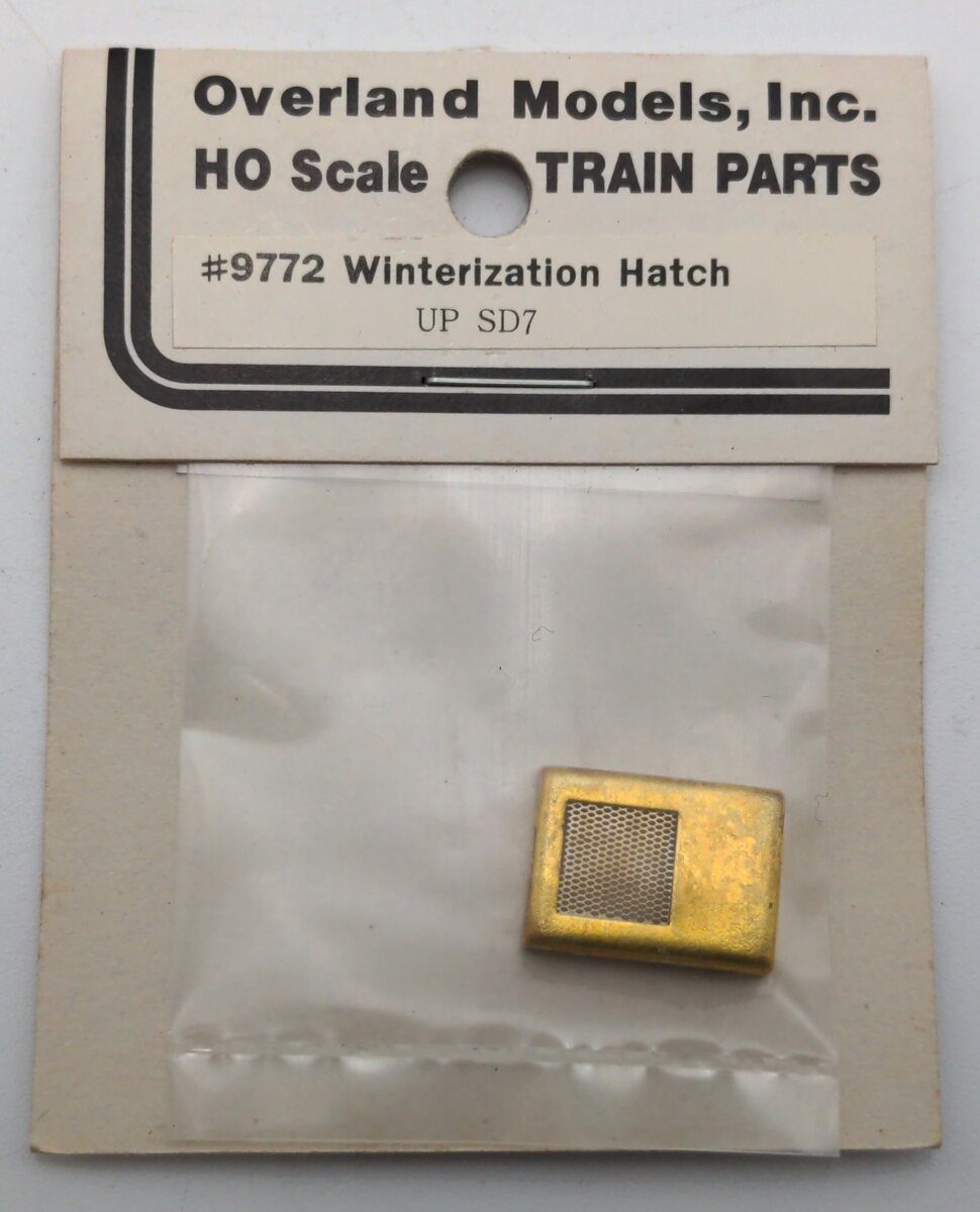 Overland 9772 HO Scale Brass Winterization Hatch