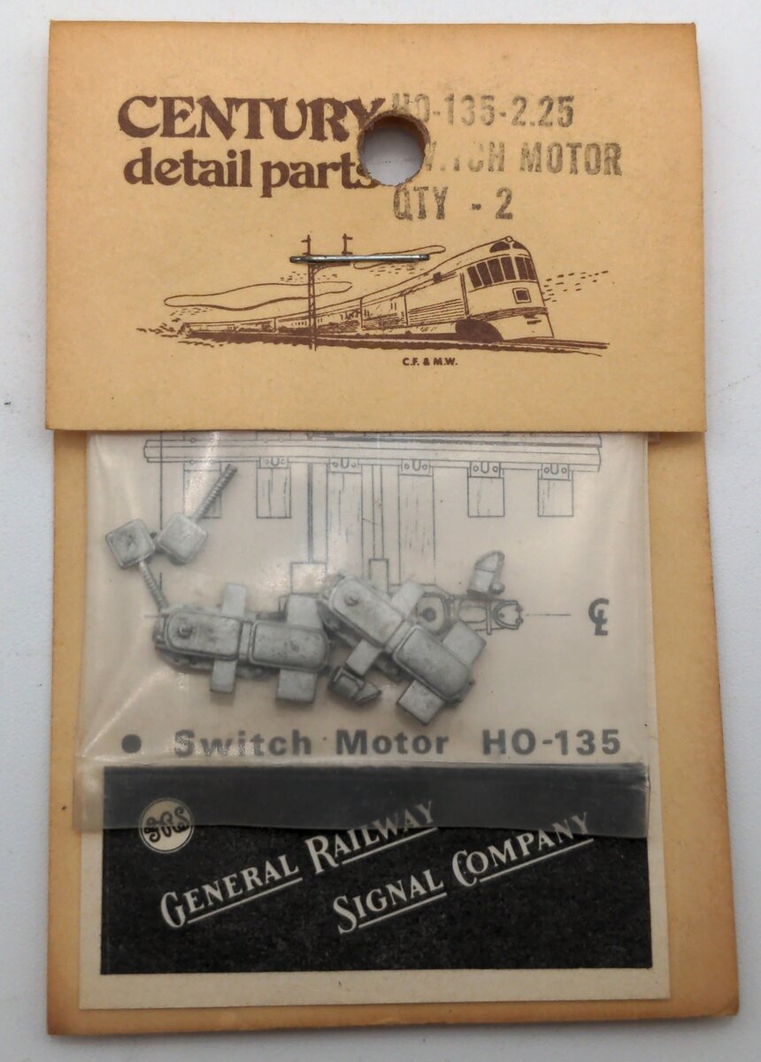 Century Foundry 135 HO Scale Switch Motor