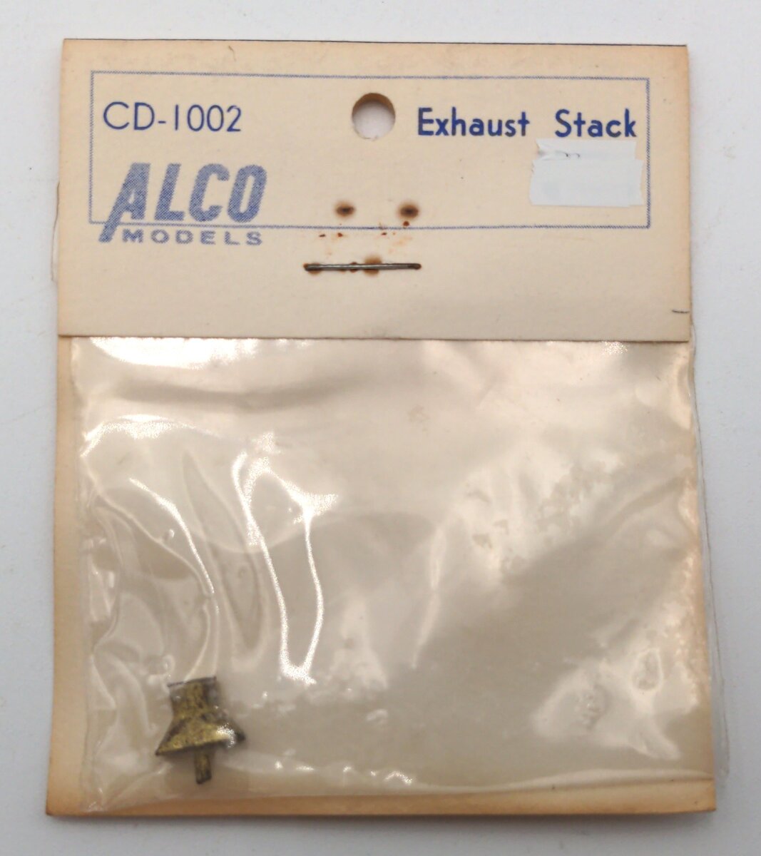 Alco Models CD-1002 HO Scale Brass Exhaust Stack