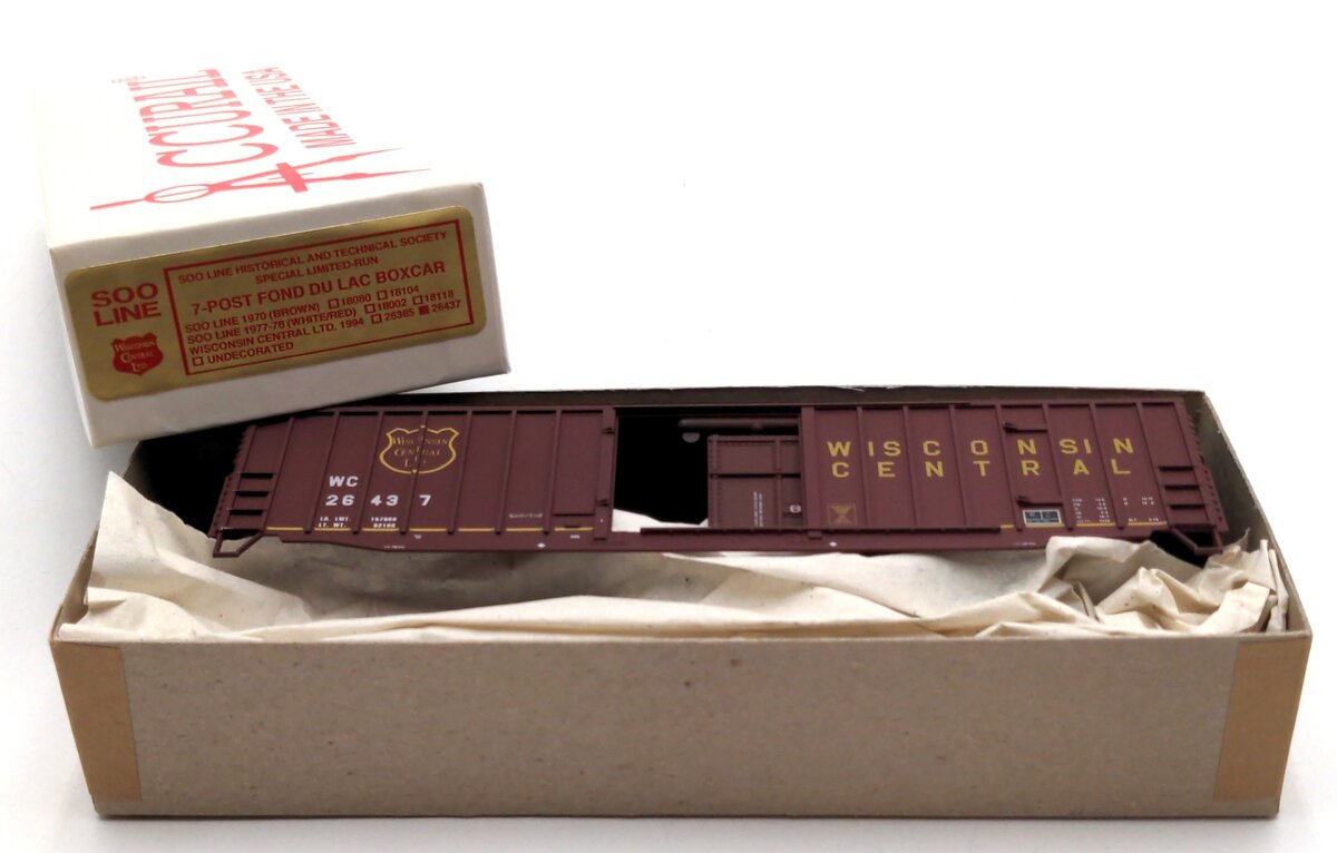 Accurail 26437 Wisconsin Central LTD. 1994 7 Post 50' Fond Du Lac Boxcar
