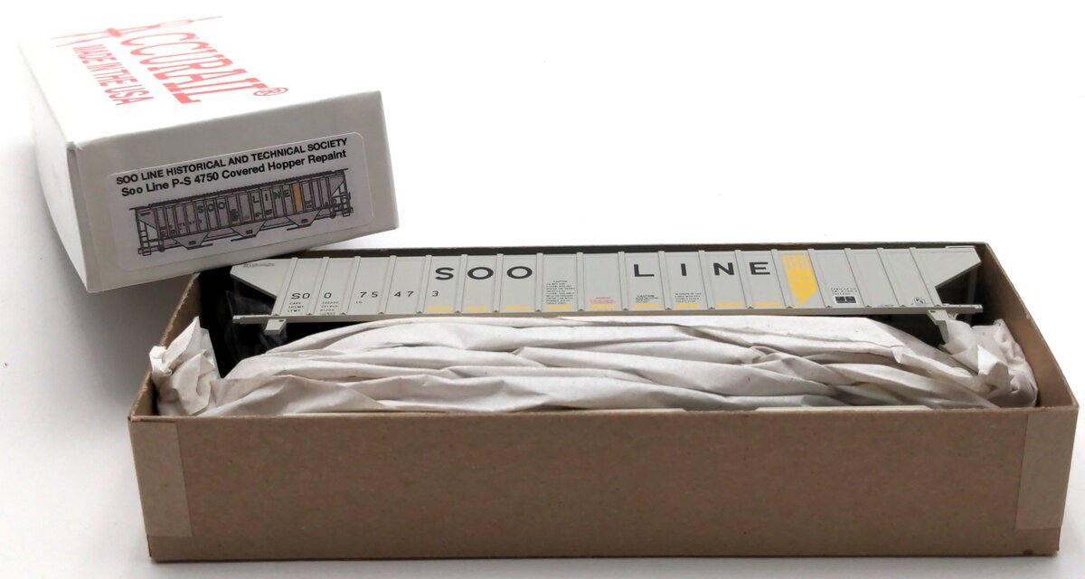 Accurail 4750 SOO Line P-S 075473 Covered Hopper Repaint Kit