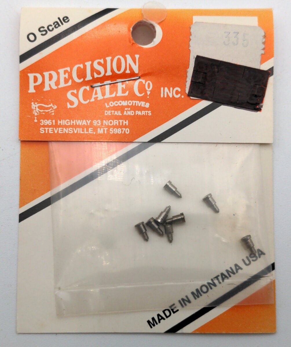 Precision Scale Co. 335 O Scale Shouldered Screws