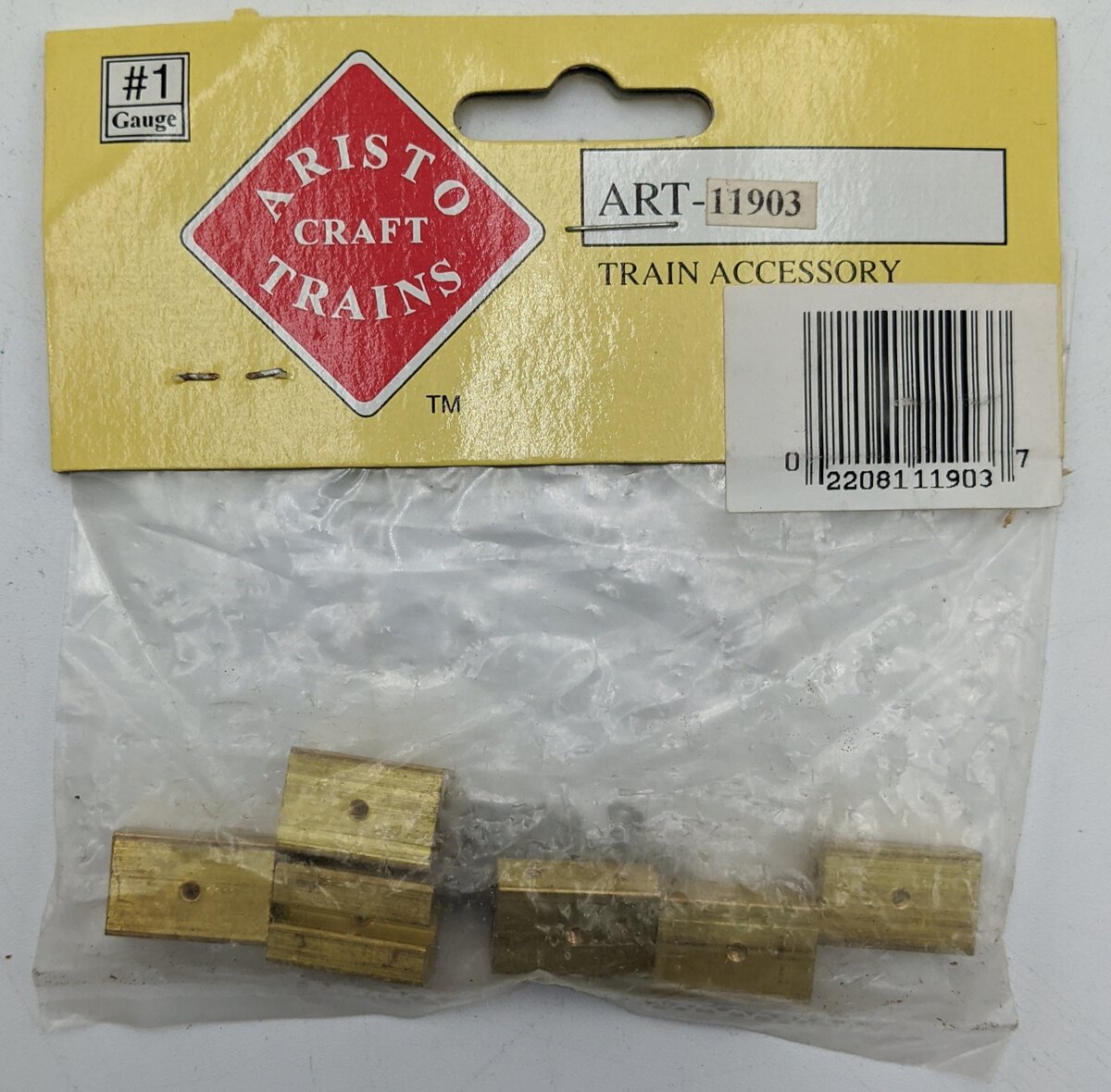 Aristo-Craft 11903 G Scale Brass Track Connector Rail Joiners And Screws