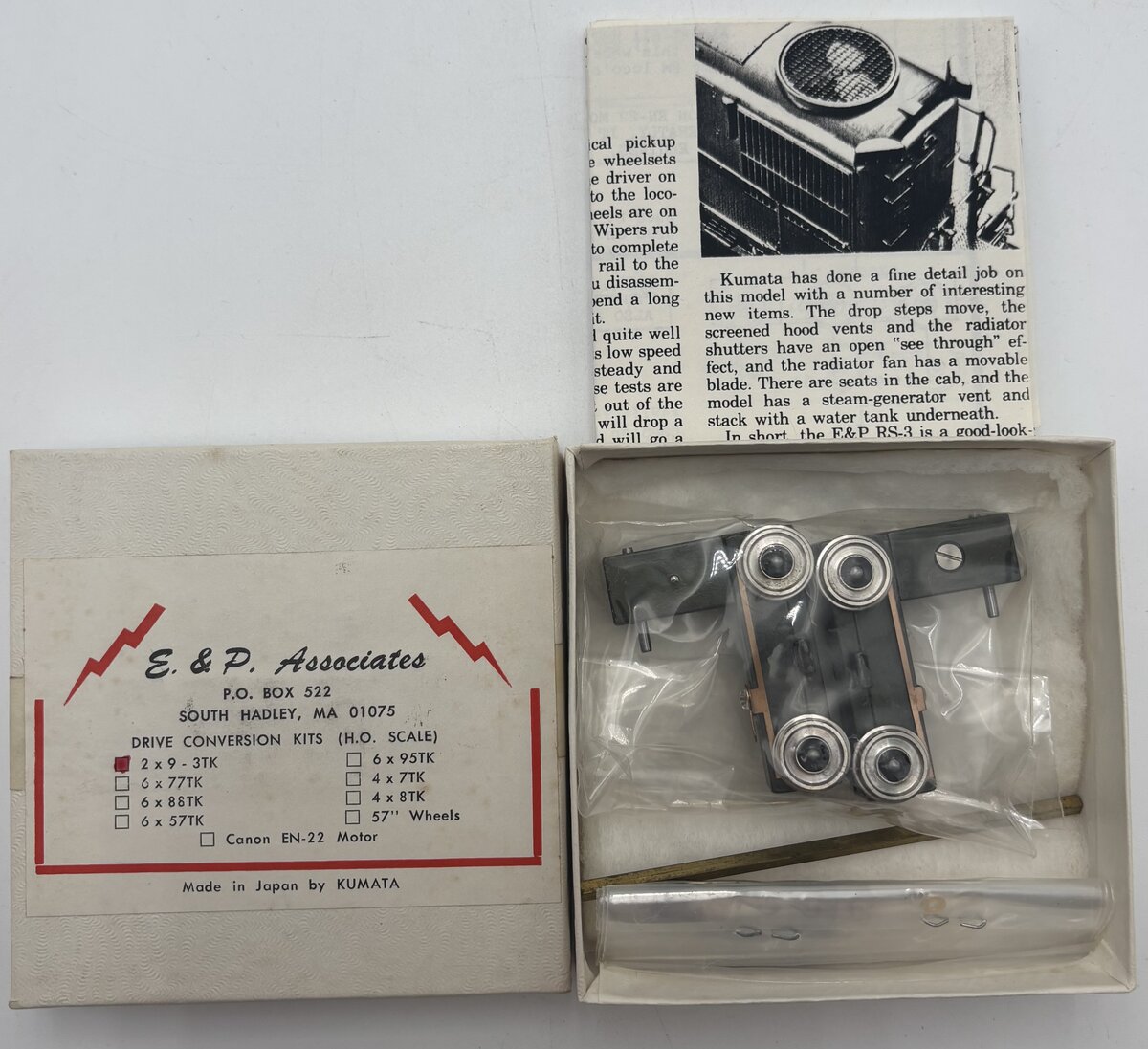 Kumata HO 2 x 9-3TK Drive Conversion Kit