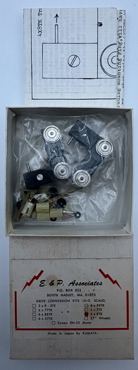 Kumata HO 4 x 8TK Drive Conversion Kit