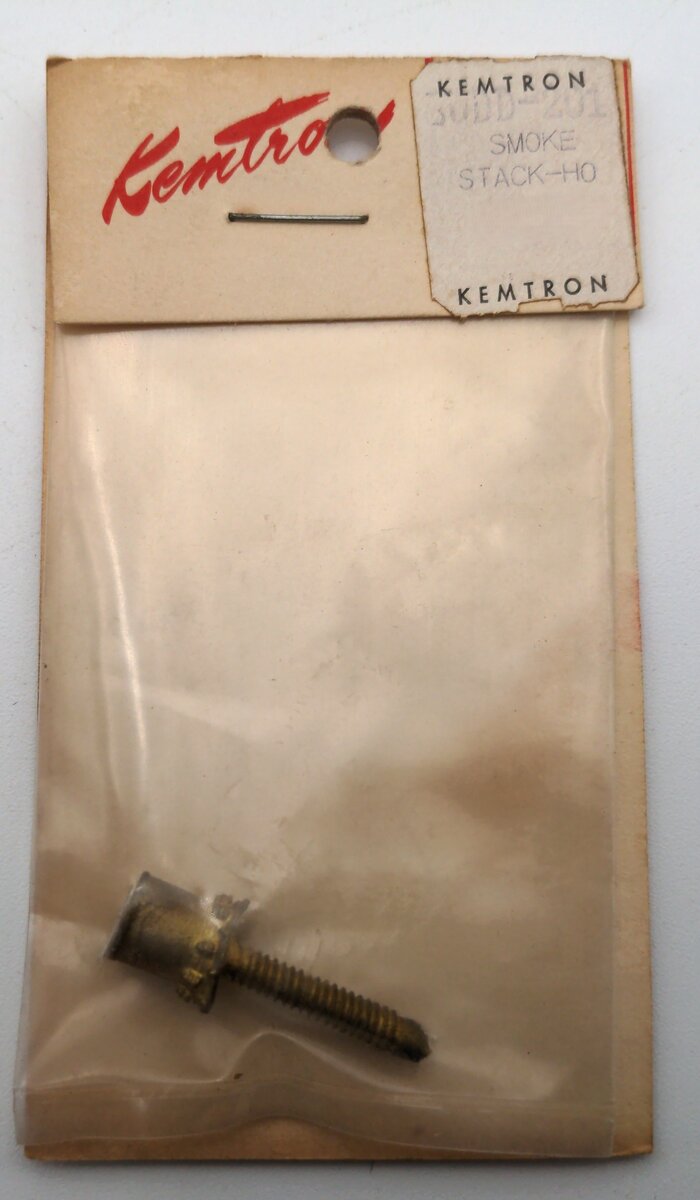 Kemtron BUDD-201 HO Scale Brass Smoke Stack