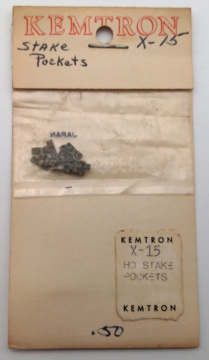Kemtron X-15 HO Scale Stake Pockets