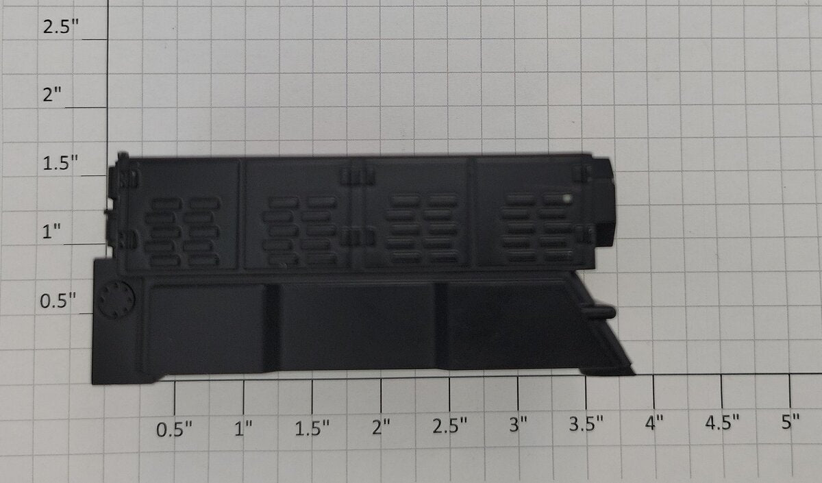 Lionel 2133740-285 O Diecast Legacy UP Greyhound Veranda Turbine Black Fuel Tank